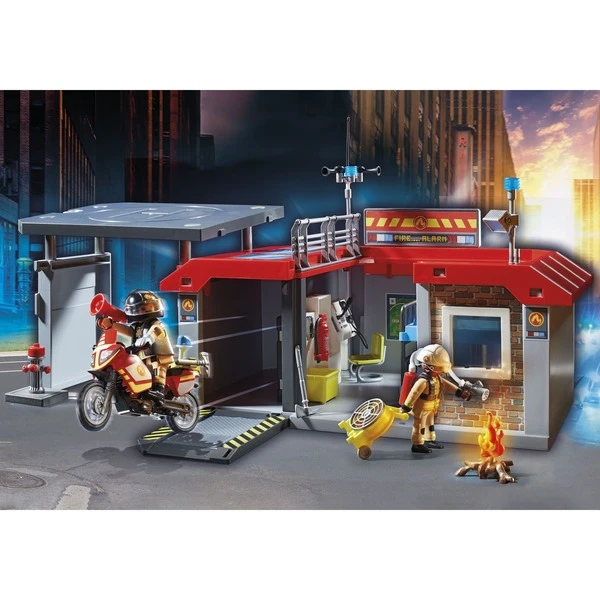 PLAYMOBIL 71193 City Action Mitnehm-Feuerwehrstation, Konstruktionsspielzeug 7 PLAYMOBIL 71193 City Action Mitnehm-Feuerwehrstation, Konstruktionsspielzeug – Bild 5