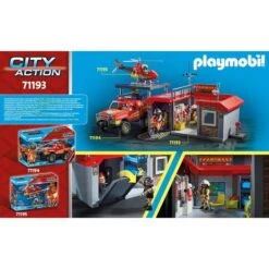 PLAYMOBIL 71193 City Action Mitnehm-Feuerwehrstation, Konstruktionsspielzeug 18 PLAYMOBIL 71193 City Action Mitnehm-Feuerwehrstation, Konstruktionsspielzeug -Spielzeug Förderung Rabatte PLAYMOBIL 71193 City Action Mitnehm Feuerwehrstation Konstruktionsspielzeug@@1849628 7