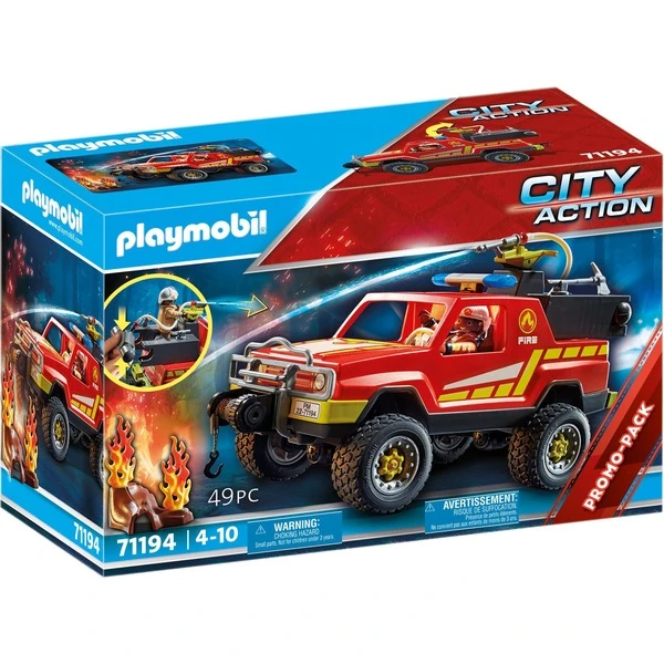 PLAYMOBIL 71194 City Action Feuerwehr-Löschtruck, Konstruktionsspielzeug 3 PLAYMOBIL 71194 City Action Feuerwehr-Löschtruck, Konstruktionsspielzeug