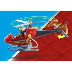 PLAYMOBIL 71195 City Action Feuerwehr-Hubschrauber, Konstruktionsspielzeug 10 PLAYMOBIL 71195 City Action Feuerwehr-Hubschrauber, Konstruktionsspielzeug -Spielzeug Förderung Rabatte PLAYMOBIL 71195 City Action Feuerwehr Hubschrauber Konstruktionsspielzeug@@1849630 2