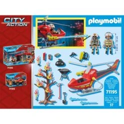 PLAYMOBIL 71195 City Action Feuerwehr-Hubschrauber, Konstruktionsspielzeug 13 PLAYMOBIL 71195 City Action Feuerwehr-Hubschrauber, Konstruktionsspielzeug -Spielzeug Förderung Rabatte PLAYMOBIL 71195 City Action Feuerwehr Hubschrauber Konstruktionsspielzeug@@1849630 5