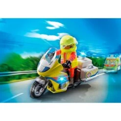 PLAYMOBIL 71205 Notarzt-Motorrad Mit Blinklicht, Konstruktionsspielzeug -Spielzeug Förderung Rabatte PLAYMOBIL 71205 Notarzt Motorrad mit Blinklicht Konstruktionsspielzeug@@1888949 2