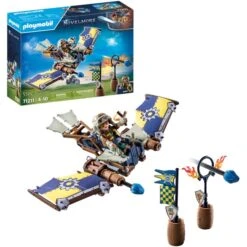 PLAYMOBIL 71211 Novelmore Darios Fluggleiter, Konstruktionsspielzeug -Spielzeug Förderung Rabatte PLAYMOBIL 71211 Novelmore Darios Fluggleiter Konstruktionsspielzeug@@1889009 7