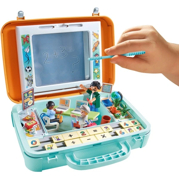 PLAYMOBIL 71216 City Life Lernkoffer, Konstruktionsspielzeug 4 PLAYMOBIL 71216 City Life Lernkoffer, Konstruktionsspielzeug – Bild 2