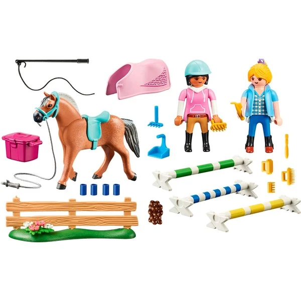 PLAYMOBIL 71242 Reitunterricht, Konstruktionsspielzeug 4 PLAYMOBIL 71242 Reitunterricht, Konstruktionsspielzeug – Bild 2