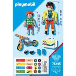 PLAYMOBIL 71245 City Life - Sanitäter Mit Patient, Konstruktionsspielzeug 9 PLAYMOBIL 71245 City Life - Sanitäter Mit Patient, Konstruktionsspielzeug -Spielzeug Förderung Rabatte PLAYMOBIL 71245 City Life Sanit ter mit Patient Konstruktionsspielzeug@@1888992 3