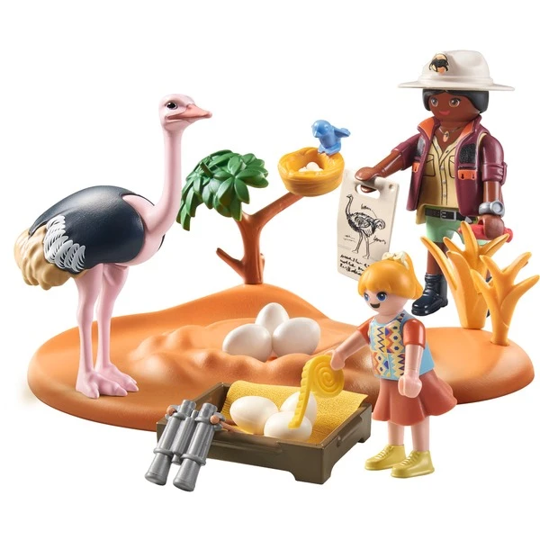 PLAYMOBIL 71296 Wiltopia Zu Gast Bei Papa Strauß, Konstruktionsspielzeug 4 PLAYMOBIL 71296 Wiltopia Zu Gast Bei Papa Strauß, Konstruktionsspielzeug – Bild 2