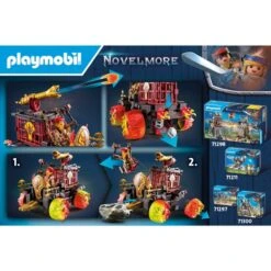 PLAYMOBIL 71299 Novelmore Burnham Raiders - Feuerkampfwagen, Konstruktionsspielzeug -Spielzeug Förderung Rabatte PLAYMOBIL 71299 Novelmore Burnham Raiders Feuerkampfwagen Konstruktionsspielzeug@@1889045 11