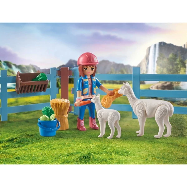PLAYMOBIL 71353 Horses Of Waterfall Amelia & Whisper Mit Pferdebox, Konstruktionsspielzeug – Bild 5
