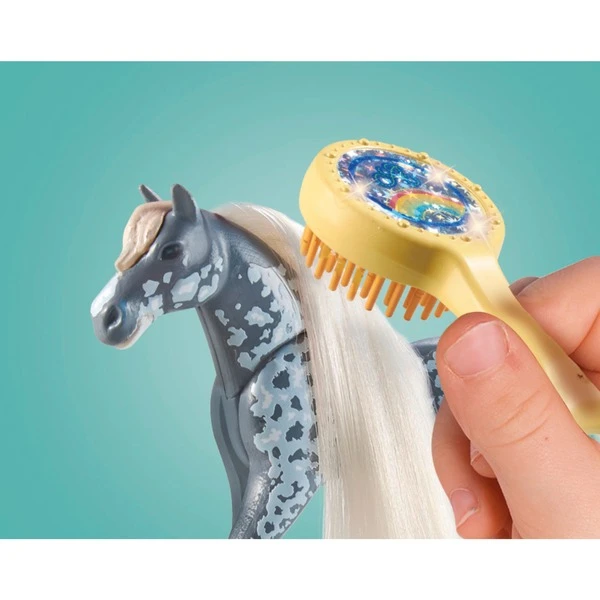 PLAYMOBIL 71353 Horses Of Waterfall Amelia & Whisper Mit Pferdebox, Konstruktionsspielzeug – Bild 8