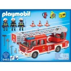PLAYMOBIL 9463 City Action Feuerwehr-Leiterfahrzeug, Konstruktionsspielzeug -Spielzeug Förderung Rabatte PLAYMOBIL 9463 City Action Feuerwehr Leiterfahrzeug Konstruktionsspielzeug@@1sspkl0k 2