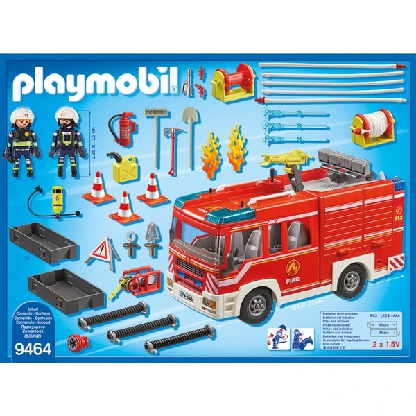 PLAYMOBIL 9464 City Action Feuerwehr-Rüstfahrzeug, Konstruktionsspielzeug 5 PLAYMOBIL 9464 City Action Feuerwehr-Rüstfahrzeug, Konstruktionsspielzeug – Bild 3