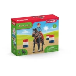 Schleich Farm World Barrel Racing Mit Cowgirl, Spielfigur -Spielzeug Förderung Rabatte Schleich Farm World Barrel Racing mit Cowgirl Spielfigur@@1832825 1