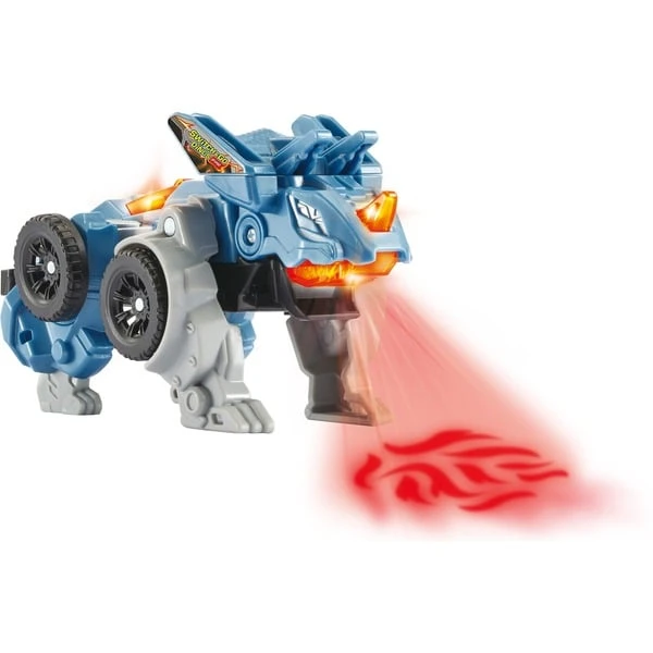 VTech Switch & Go Dinos - Fire-Mini-Triceratops, Spielfigur 4 VTech Switch & Go Dinos - Fire-Mini-Triceratops, Spielfigur – Bild 2