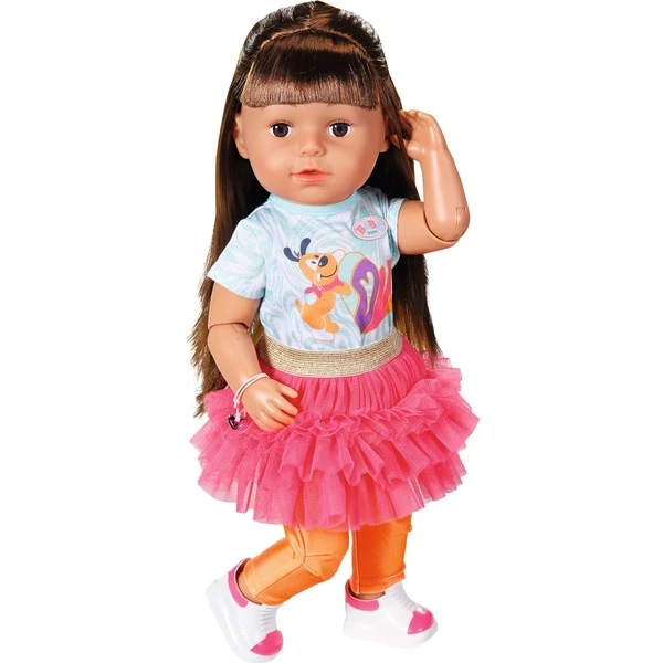 ZAPF Creation BABY Born® Sister Play & Style Brunette 43 Cm, Puppe 4 ZAPF Creation BABY Born® Sister Play & Style Brunette 43 Cm, Puppe – Bild 2